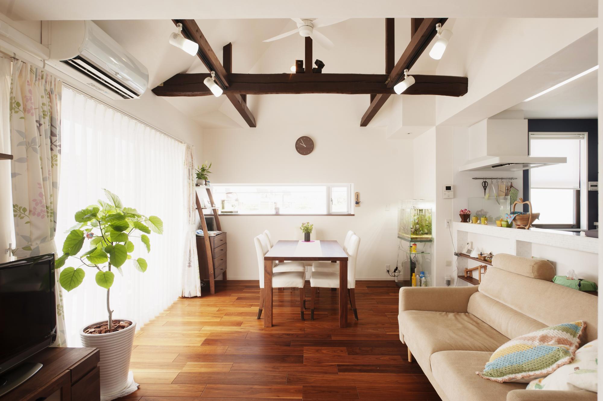 バルコニーでバーベキューができる、私たちの家のリノベーション事例