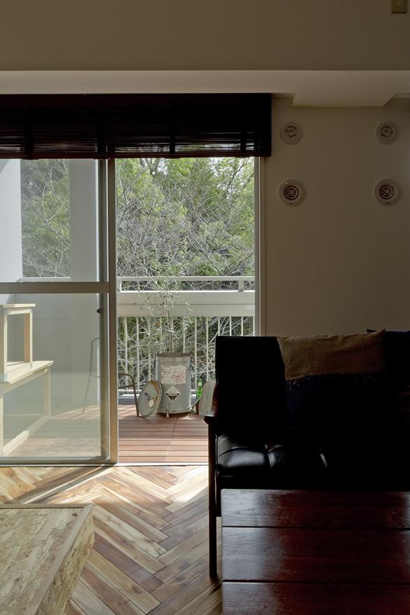 自然の緑を目いっぱい堪能のリノベーション事例