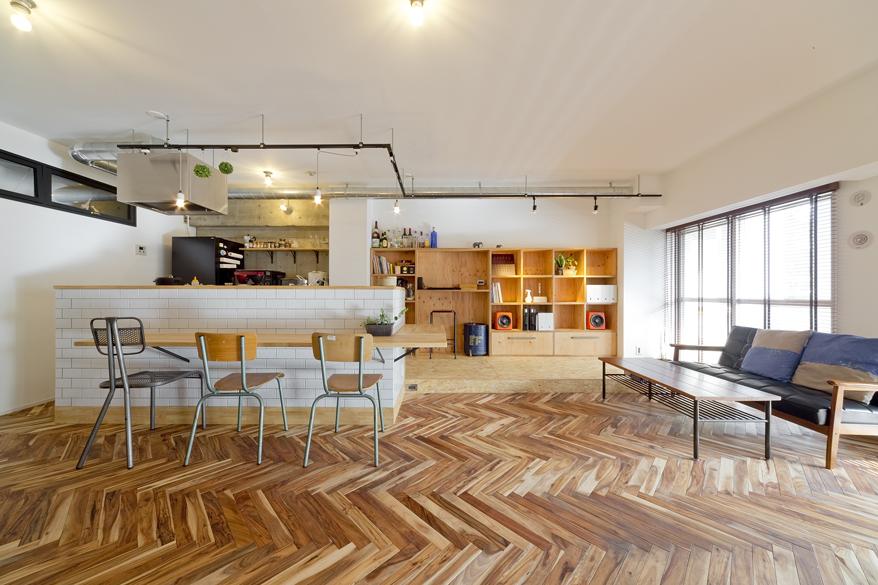 自然の緑を目いっぱい堪能のリノベーション事例