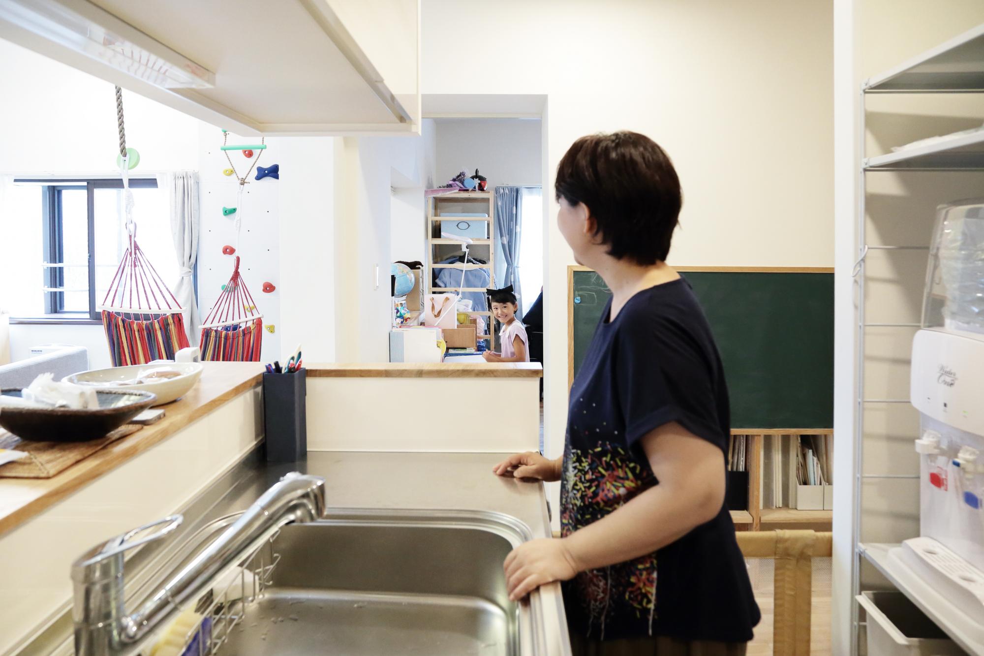 遊んだ後はハンモックで一休み！のリノベーション事例