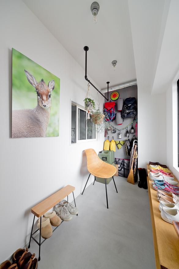 ただいまと同時に趣味と触れ合うのリノベーション事例