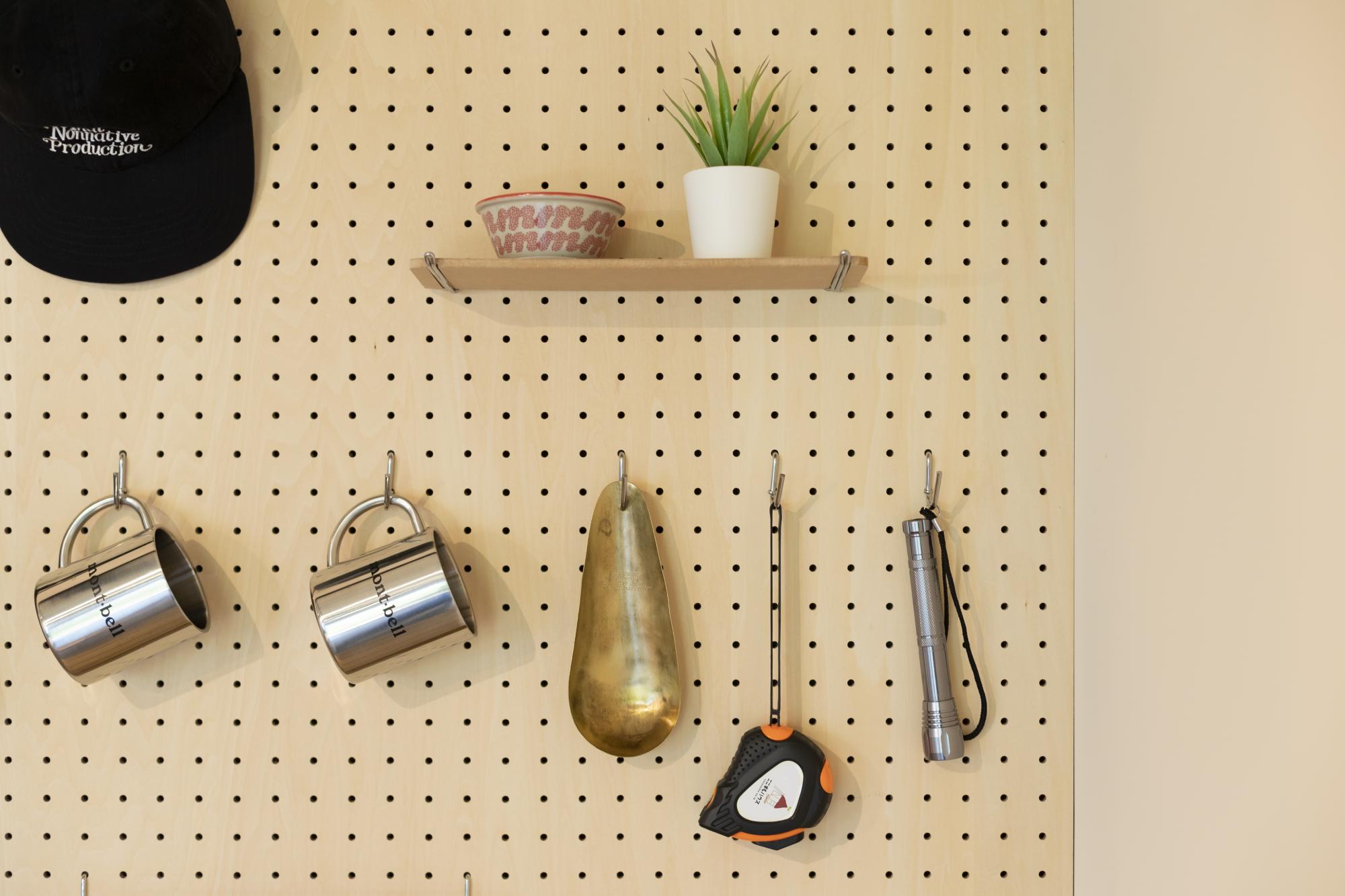 有孔ボードを心ゆくまで堪能のリノベーション事例