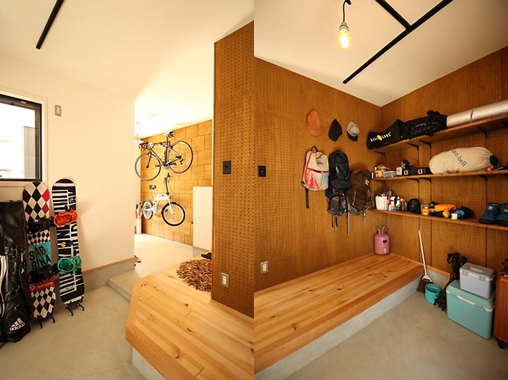 1階をまるごと収納にのリノベーション事例