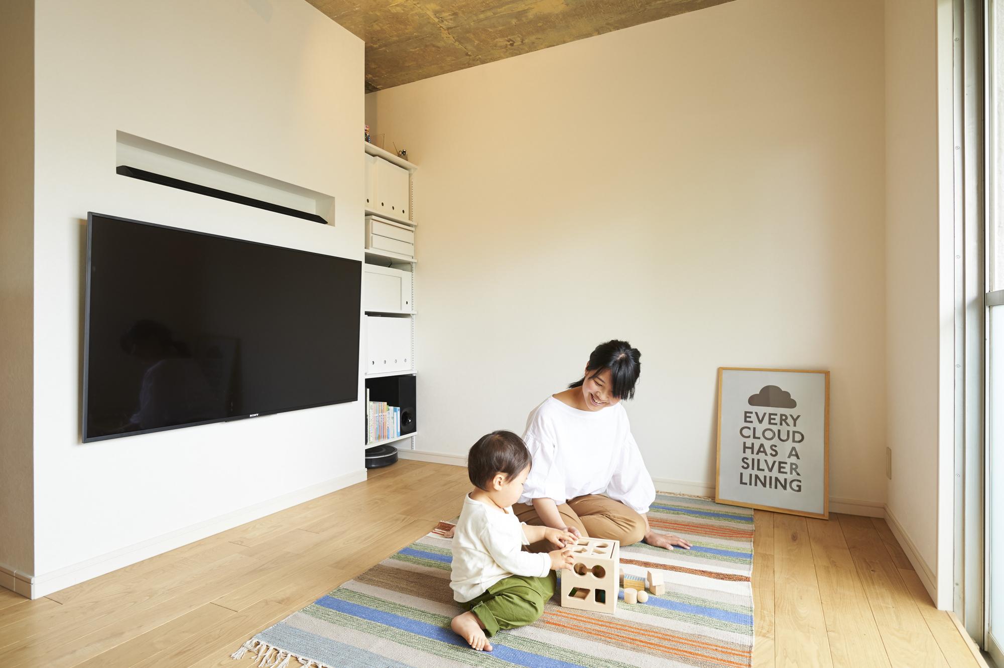 暮らしの真ん中にキッチンがある家のリノベーション事例