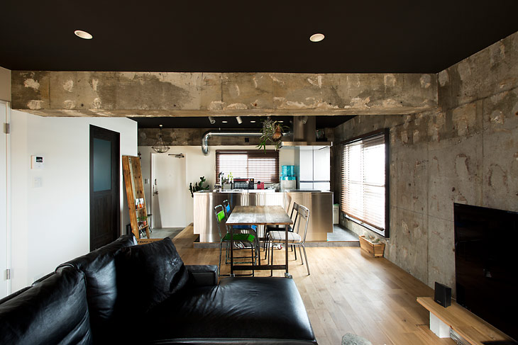 余分な壁をなくし、限られた空間で広々と暮らすのリノベーション事例