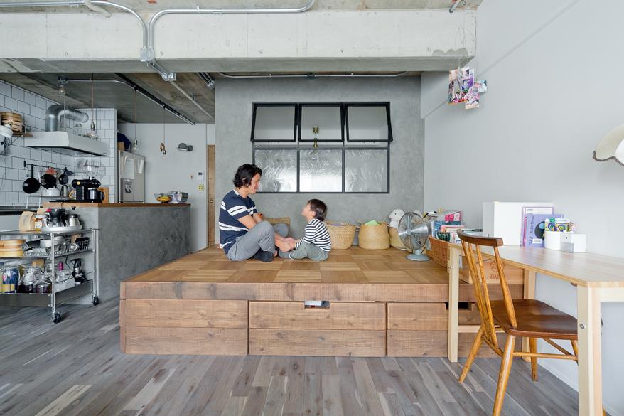 こだわりのアイテムを「かっこよく」調和させてのリノベーション事例