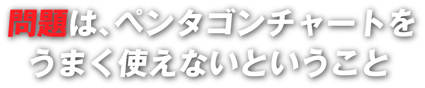 問題はペンタゴンチャートを
