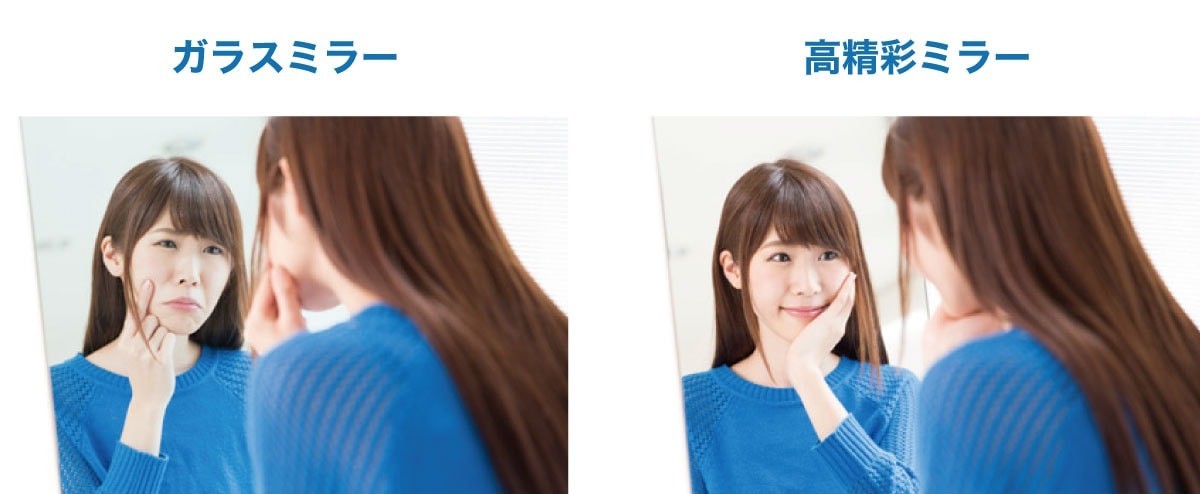 高透過(高精彩)ミラー　キャスター付 高透過(高精彩)ミラー キャスター付