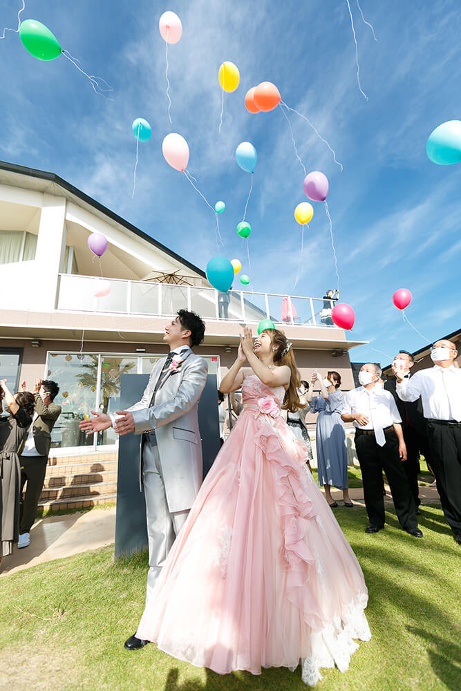 カジュアルに♪屋外 BBQウェディング