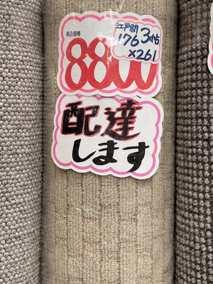 じゅうたん 3畳(176cm×261cm)
