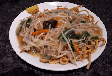 あんかけかた焼きそば