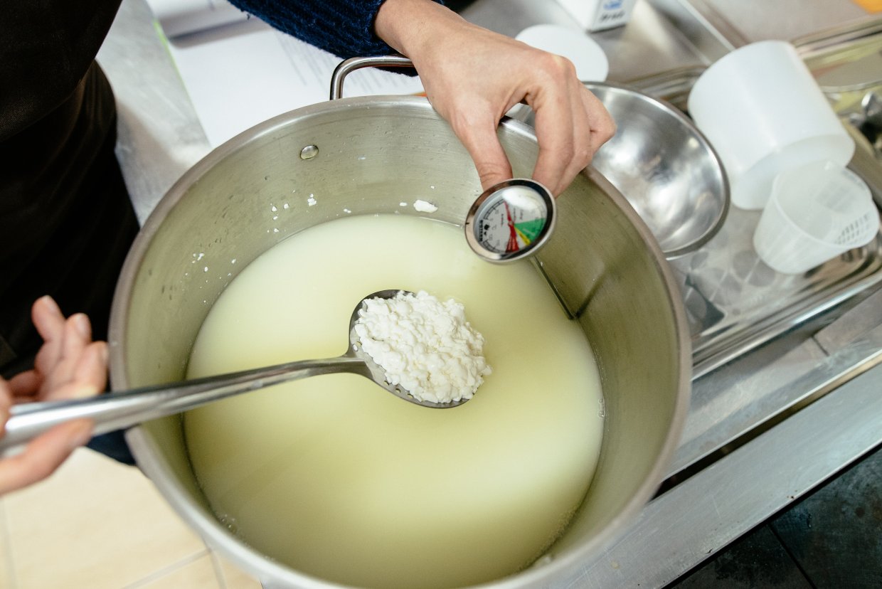自製羊奶起司瑞可塔Ricotta