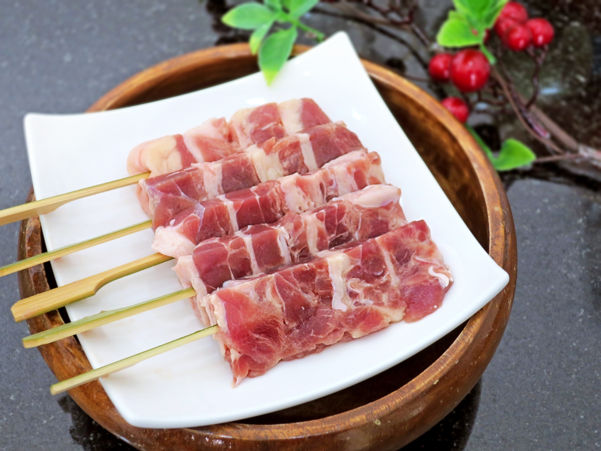 【圖一】奧丁丁市集推薦烤物-《有心肉舖子》櫻桃鴨肉串 1