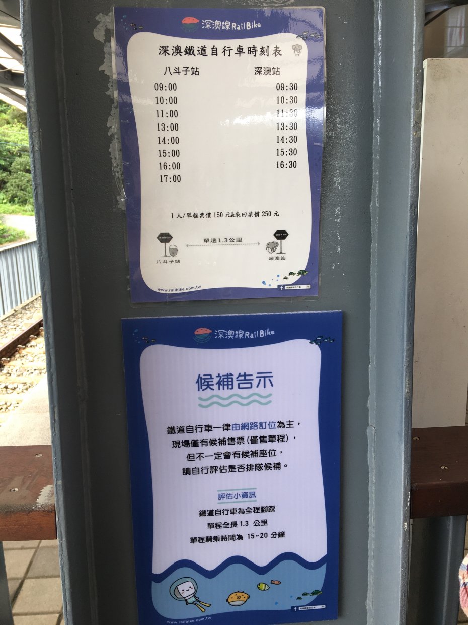 跟著小編玩基隆～搭乘濱海奇基線 來趟深澳鐵道自行車半日遊