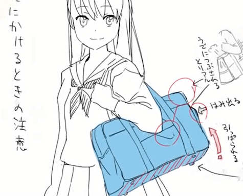 ビニールを描きこむ