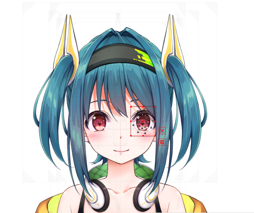 アートメッシュを配置
