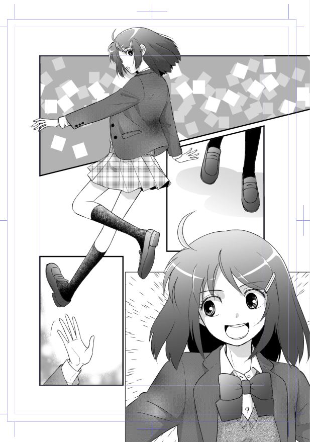 クリップスタジオペイントで描いた漫画