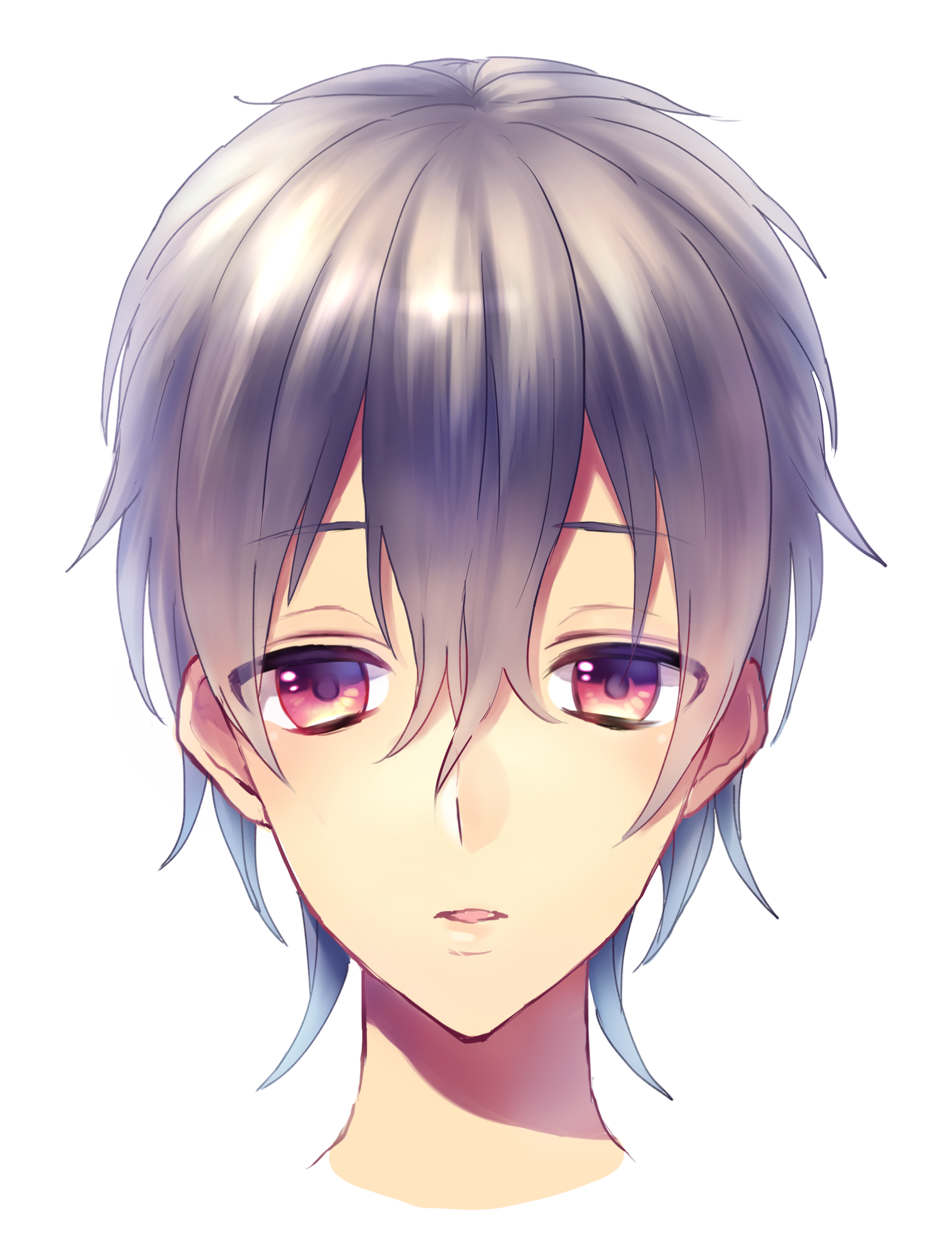 完成した眼のイラスト