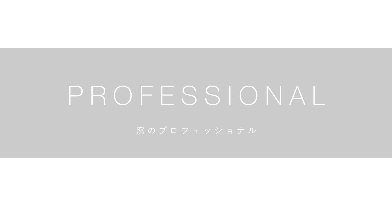 Professional　窓のプロフェッショナル