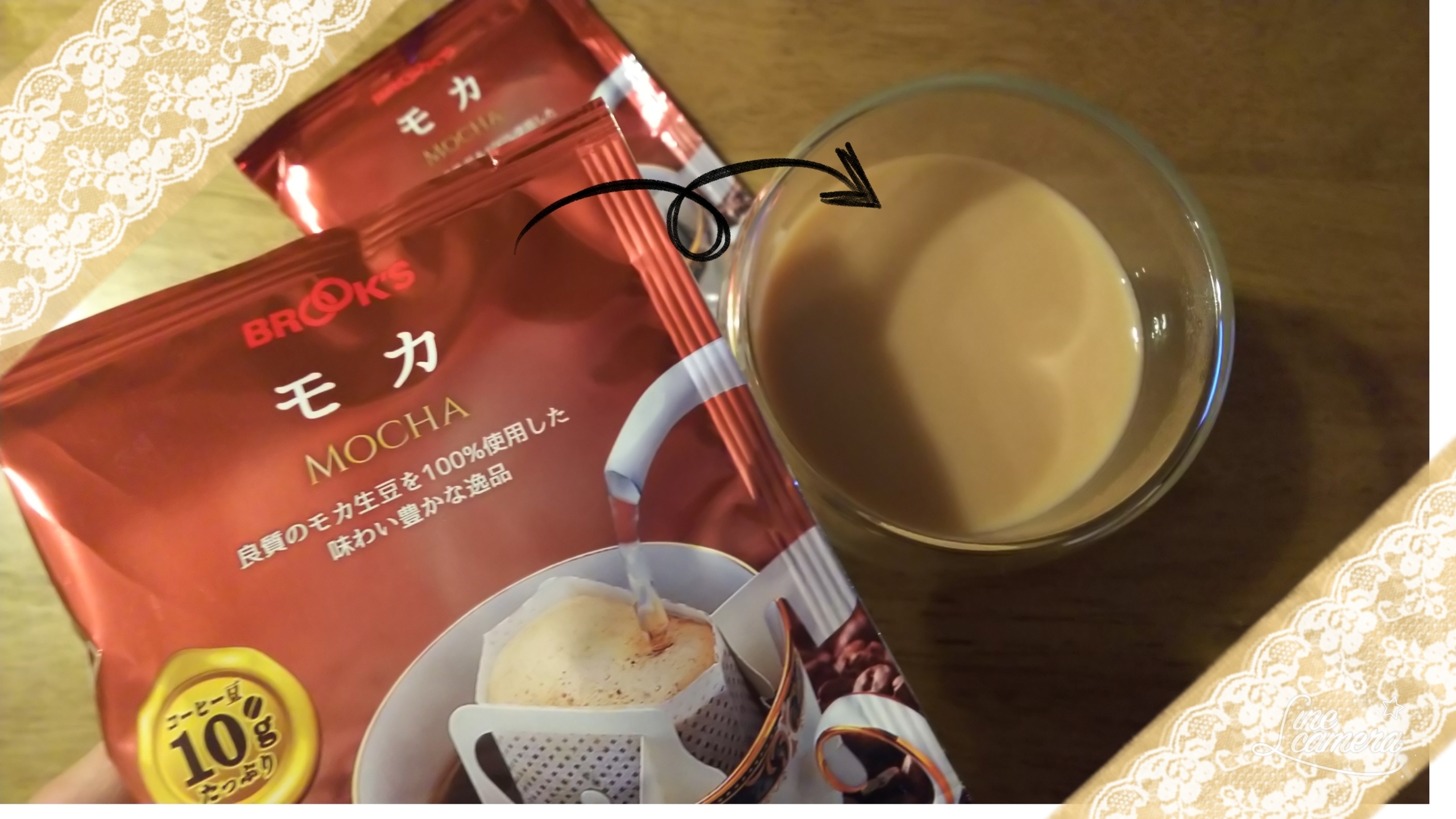 カフェラテで一息