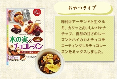 トレイルミックス 投票キャンペーン 試してみたいトレイルミックスはどれですか 共立食品ファンサイト