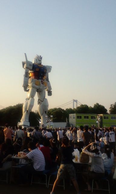 お台場ガンダム出現!!