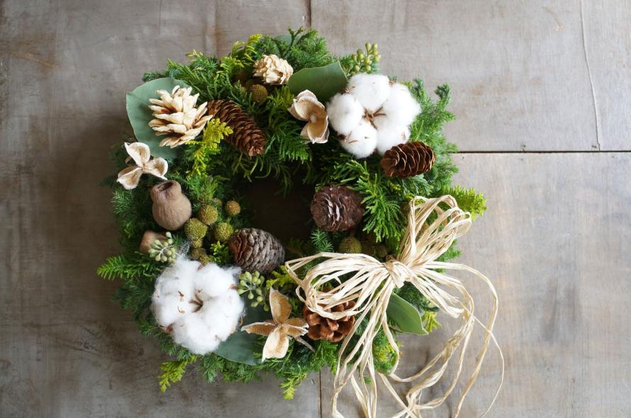 クリスマスリース作りワークショップ 横浜金沢 お茶菓子付き 午後の部 Peatix