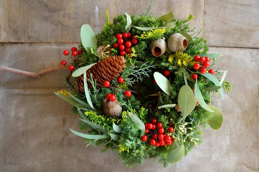 クリスマスリース作りワークショップ 横浜金沢 お茶菓子付き 午後の部 Peatix