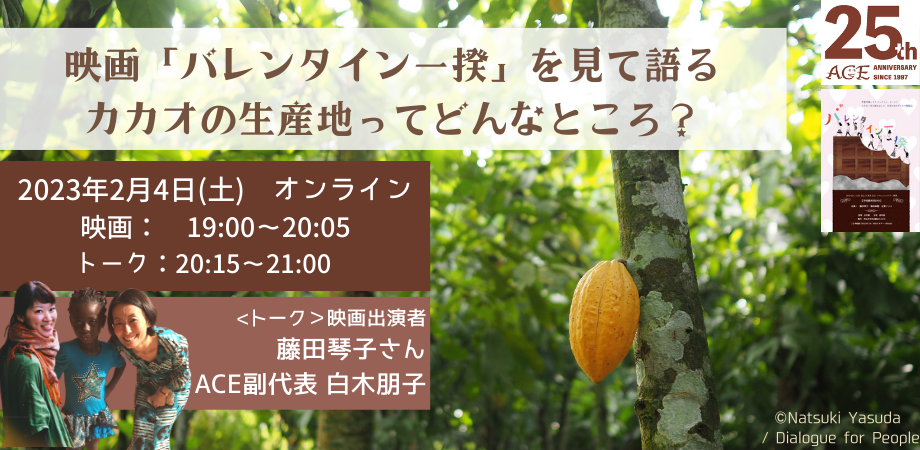 映画 バレンタイン一揆 を見て語る カカオの生産地ってどんなところ Peatix