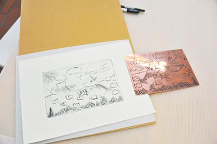 版画工房でプロの出来栄え 削って描く銅版画教室 Peatix