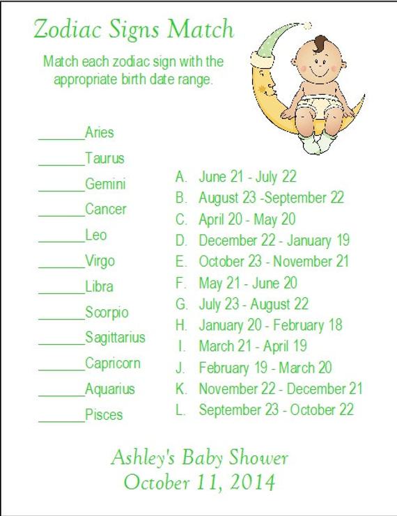 Zodiac Sign Games Peatix