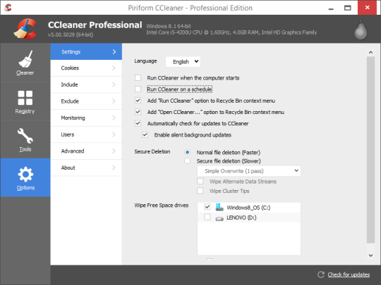 CCleaner V4.8.0 Professional APK Download Pc | Peatix