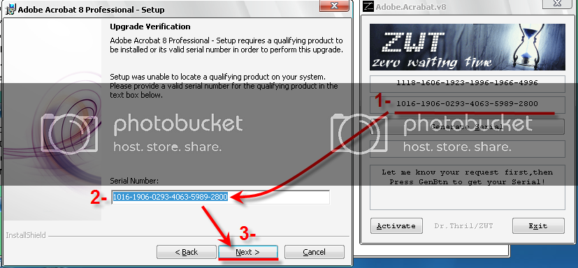 numero de serie para adobe acrobat 9 pro