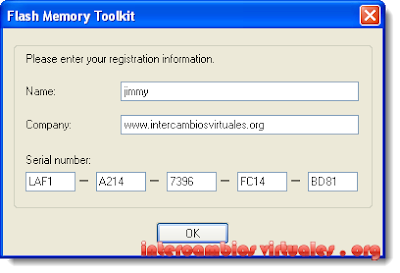 Flash Memory Toolkit Serial Key