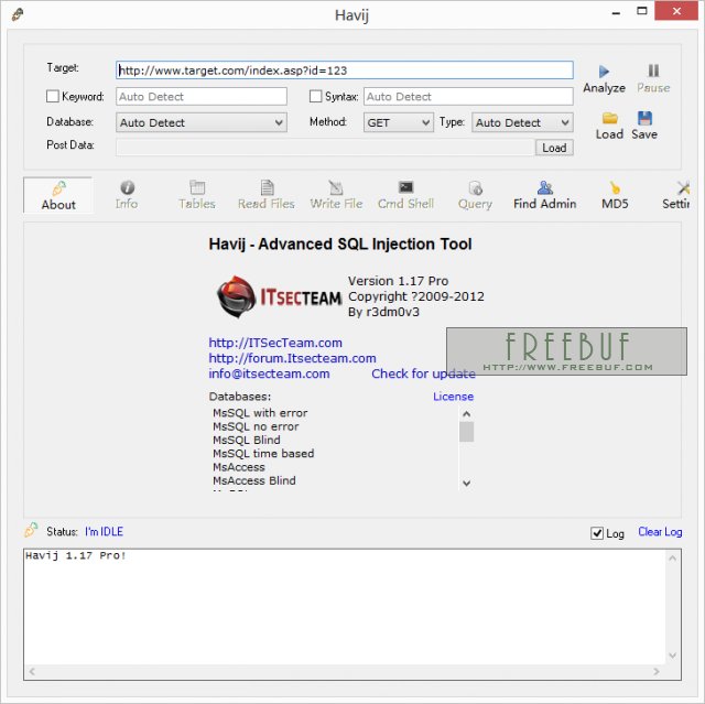 Havij Advanced Sql Injection 1 19 Peatix