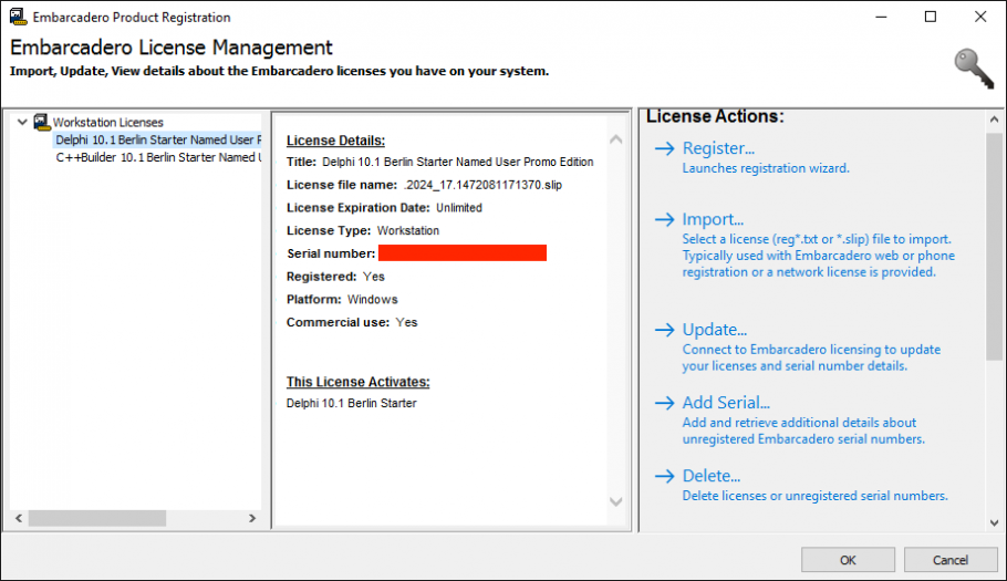 Rad studio 2010 activation file windows 10