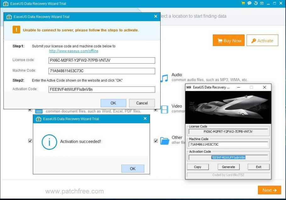 free key for easeus data recovery wizard