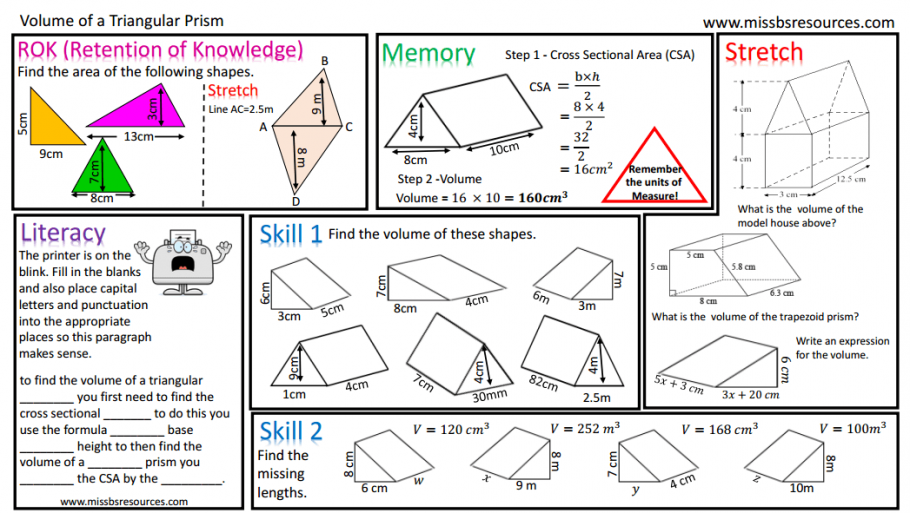 Lesson 4 Homework Practice Surface Area Of Triangular Prisms Answers Vijillangz Peatix