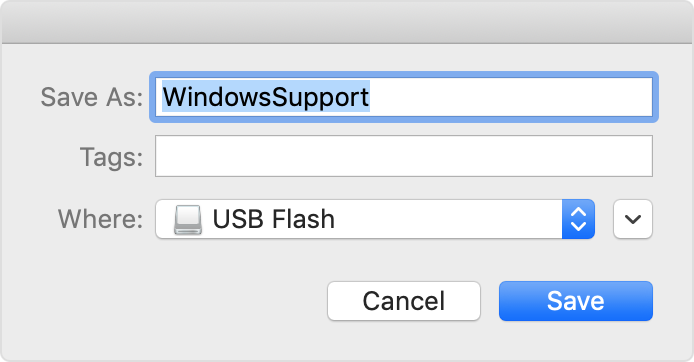 partition usb for mac and windows