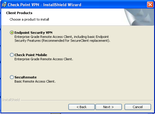 checkpoint vpn endpoint security