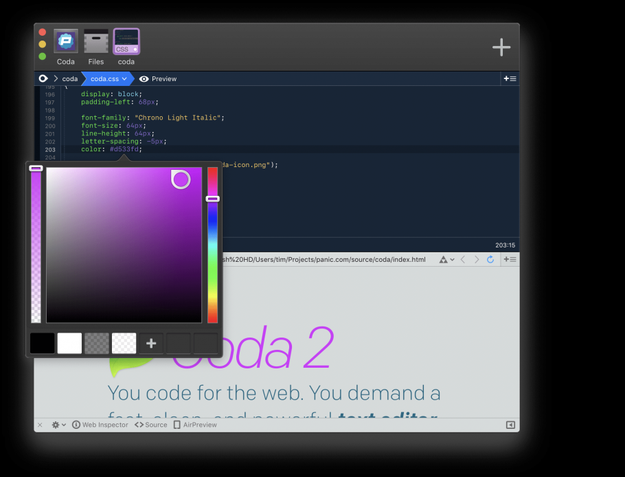 Coda 2 0 – One Window Web Development App