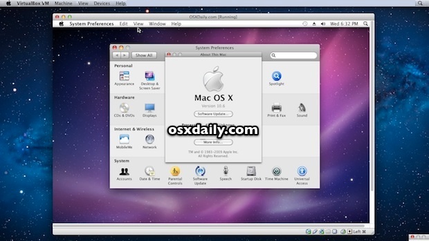 mac osx download for virtual box