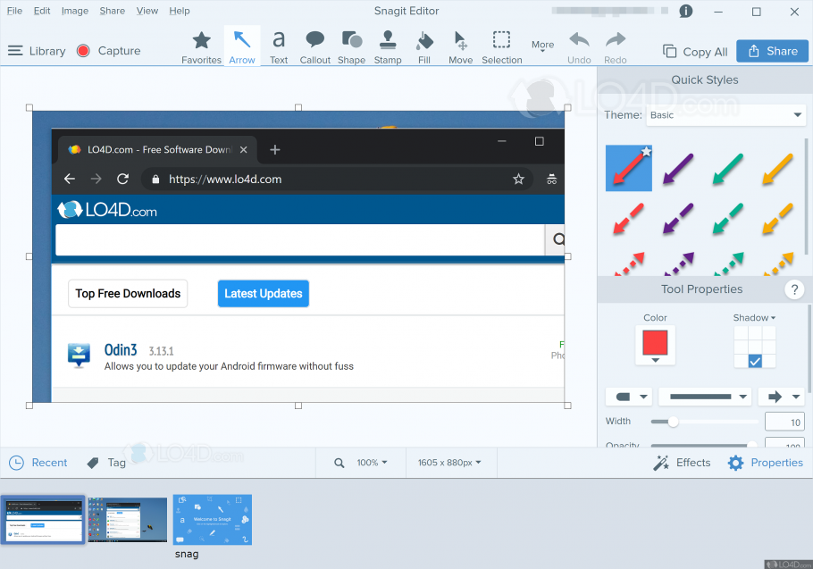 Snagit 2018 1 1 – Screen Capture Utility Windows 7