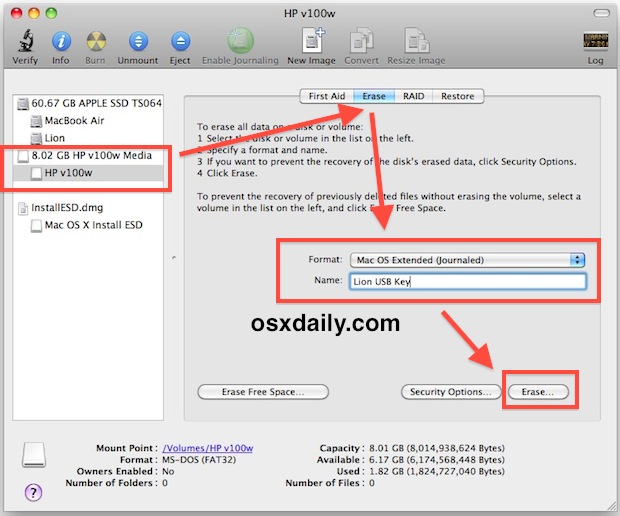 make mac os x bootable usb for windows