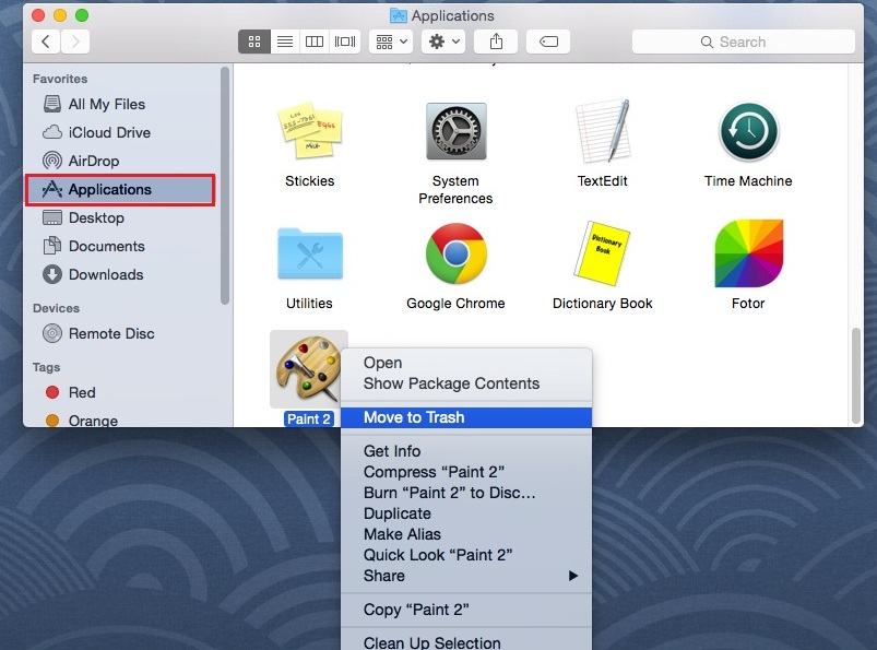 application cleaner mac os x