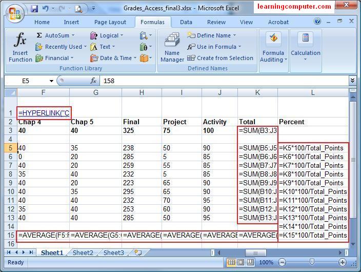 Microsoft Excel 07 Tutorial Pdf Peatix
