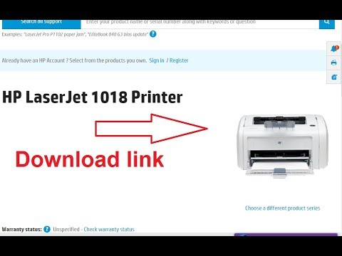 driver printer hp laserjet 1018 win10 64bit
