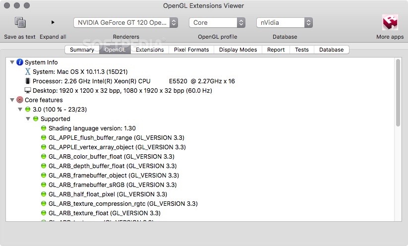 Opengl Extensions Viewer Download Mac Peatix