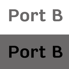 Port B