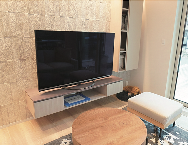 リビングの工夫